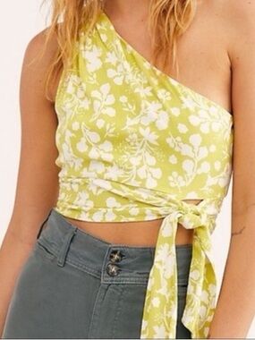 Free People Carmen One Shoulder Top | size small